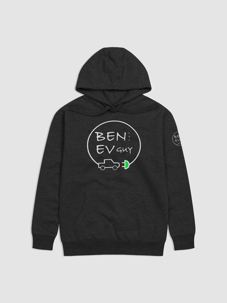 hoodie with big white logo product image (2)