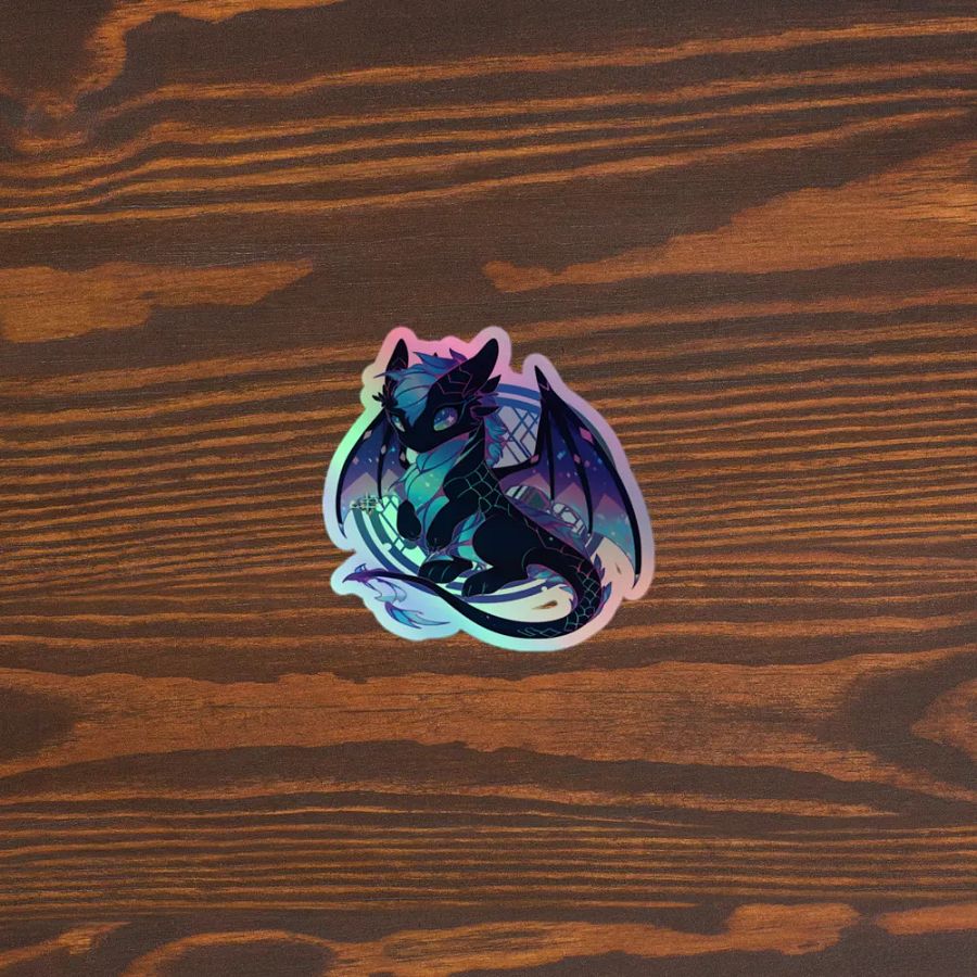 Vibrant Dragon Kiss-Cut Sticker Sheet product image (3)