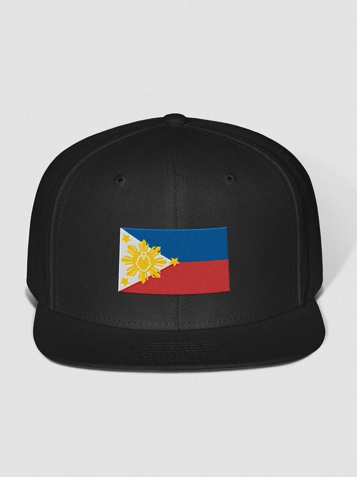 Filipino Flag & Head in the Sun Snapback Cap product image (1)
