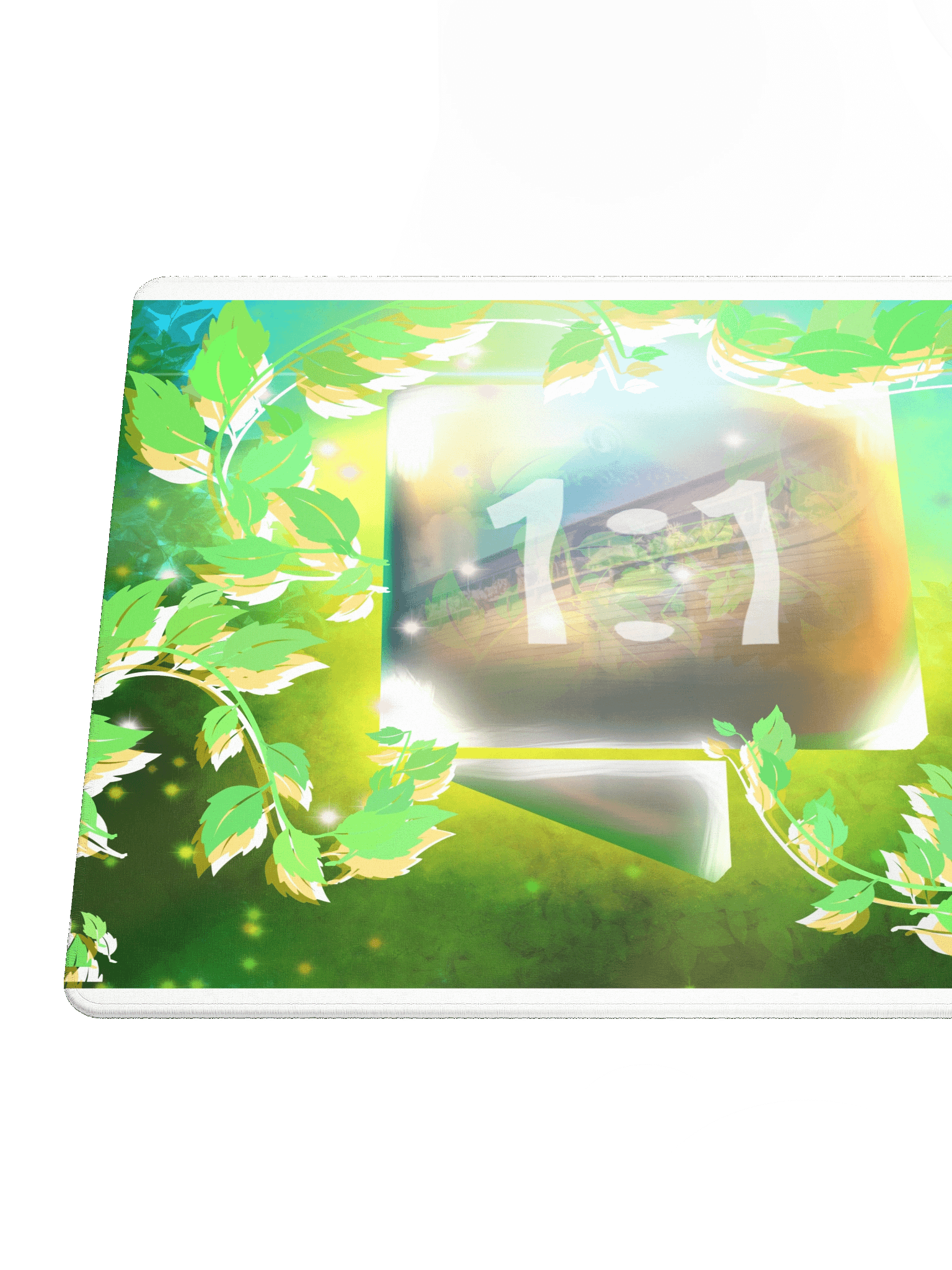 AiG logo - Enhanced Solarpunk Artifact into Nature Glow Gaming Mouse Pad product image (4)