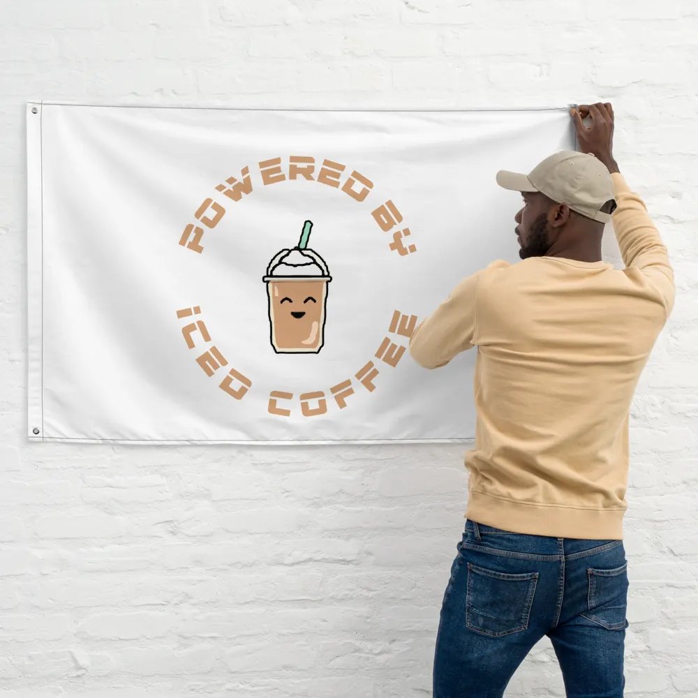 Powered By Iced Coffee Flag product image (11)