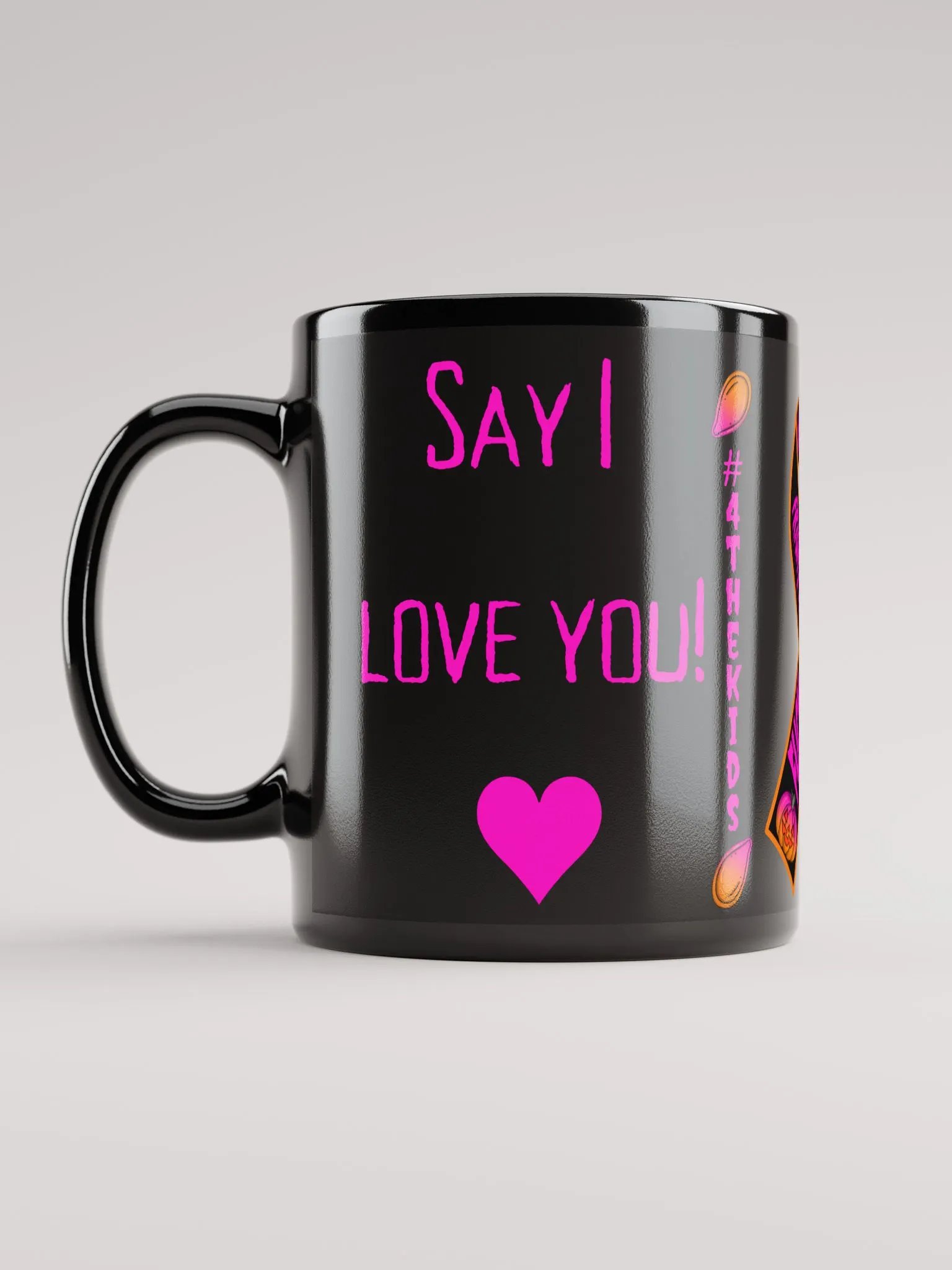 I love YOU - Black Mug product image (6)