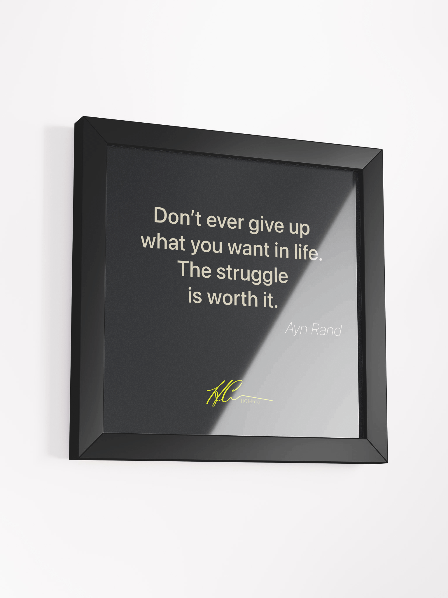 Ayn Rand Q3 - Framed Poster product image (3)