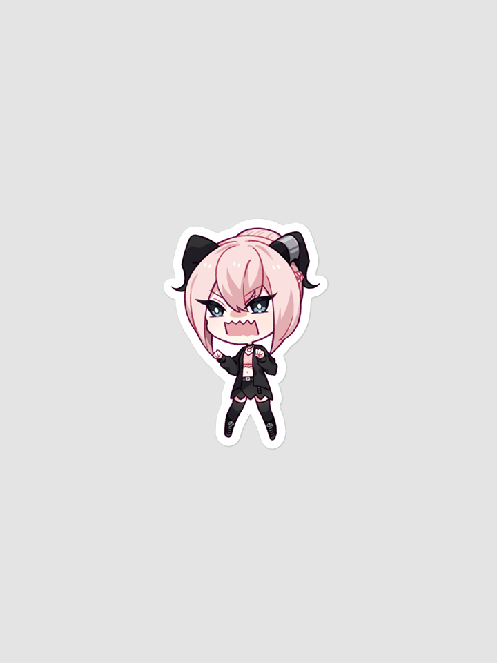 Angry Chibi Bubble-Free Sticker product image (1)
