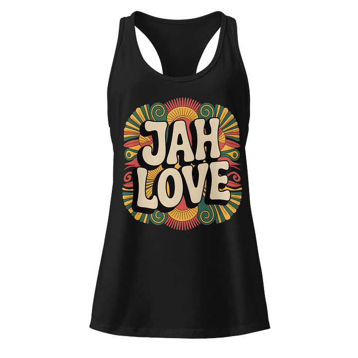 JAH LOVE Racerback Tank product image (1)