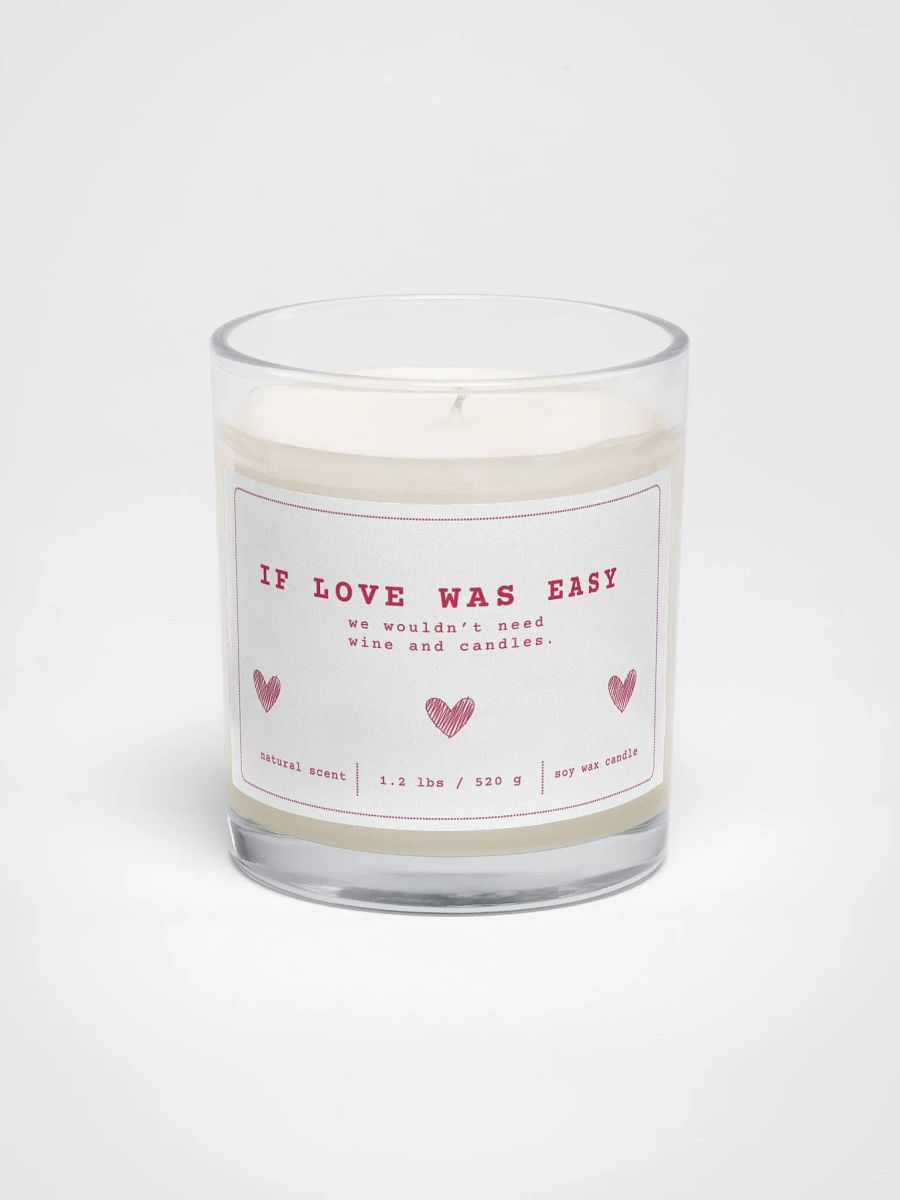 If Love Was Easy Candle product image (1)