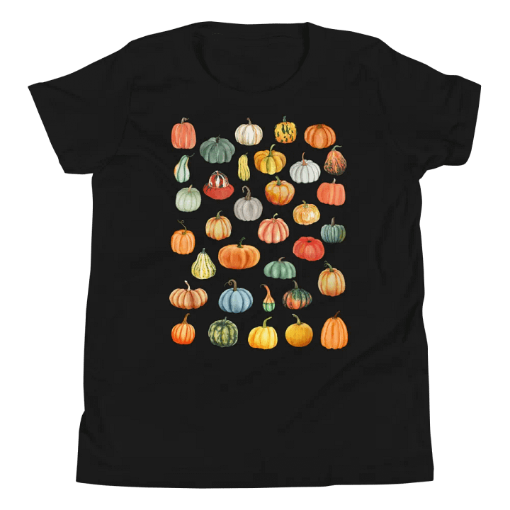 Watercolor Squash & Pumpkin Collage Youth T-Shirt product image (1)