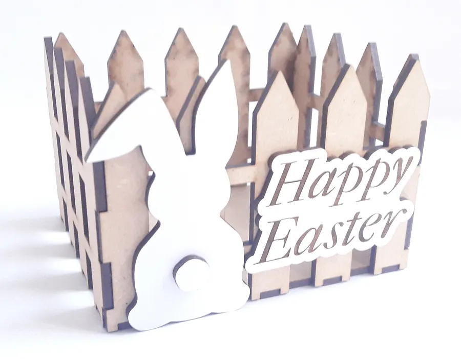 Easter Fence Basket - Laser Cut Files product image (9)