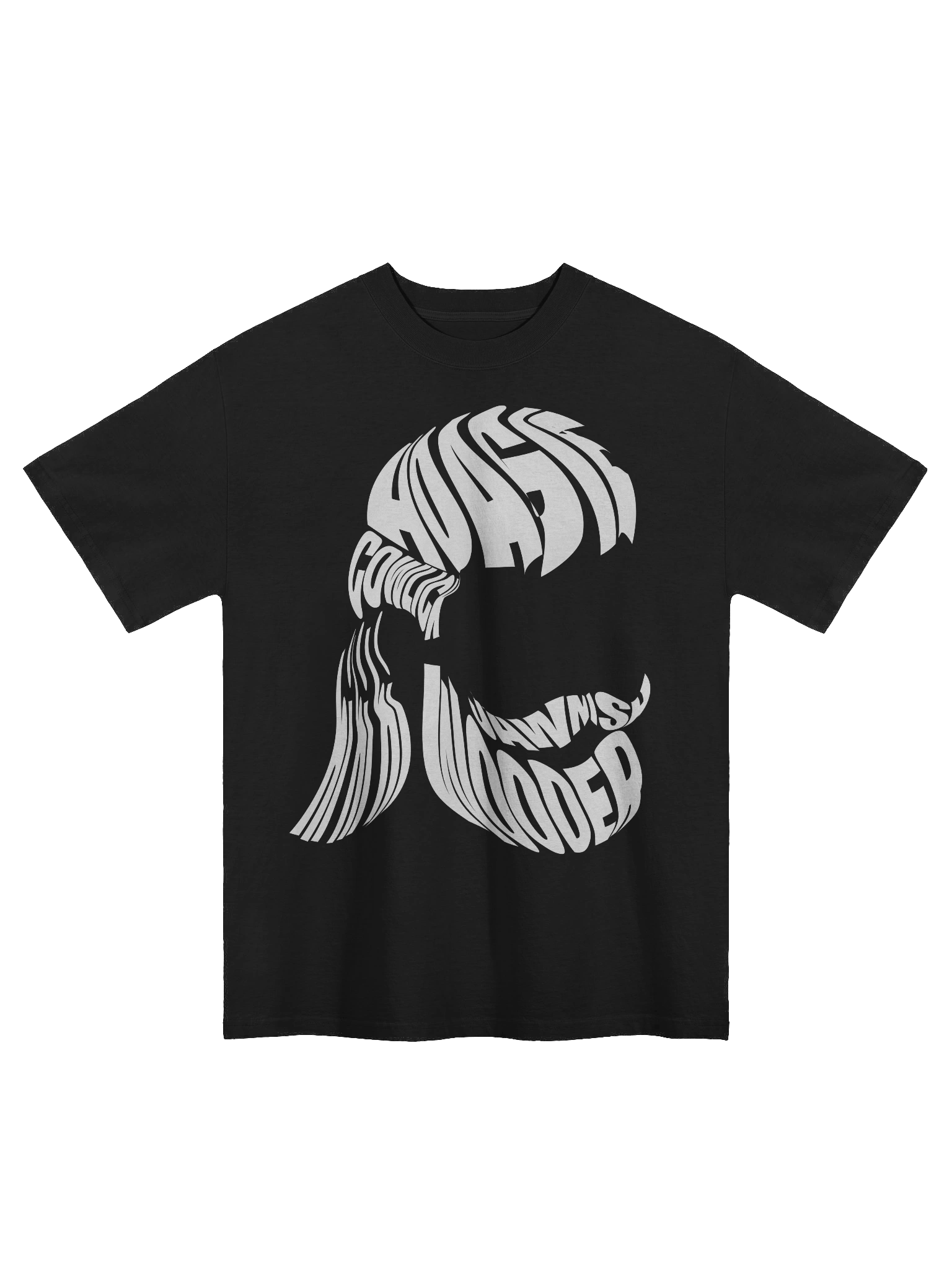Oversized Mullet Talk (B&W) product image (1)