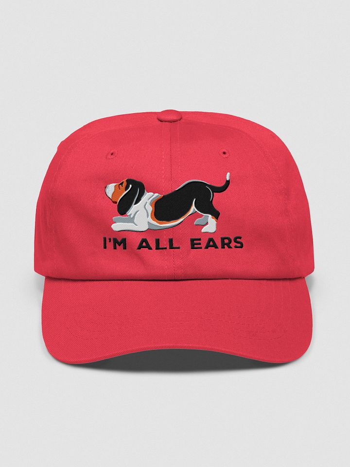 I'm All Ears Classic Dad Hat(Embroidered) of a Basset Hound(Tricolor) product image (1)
