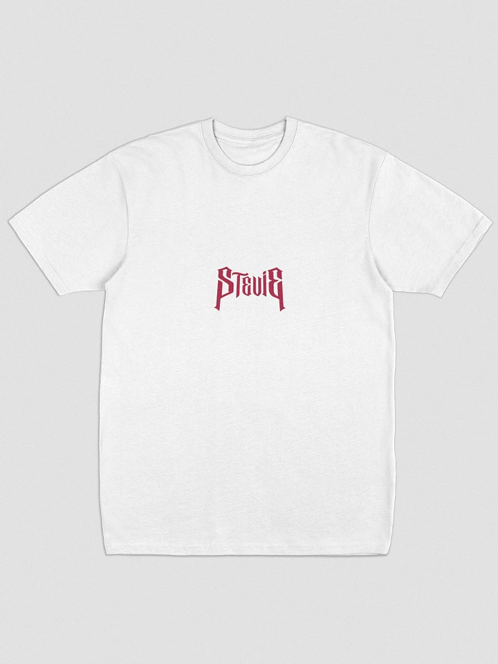 Premium Tee Stevie FKN Life (White/red) product image (1)