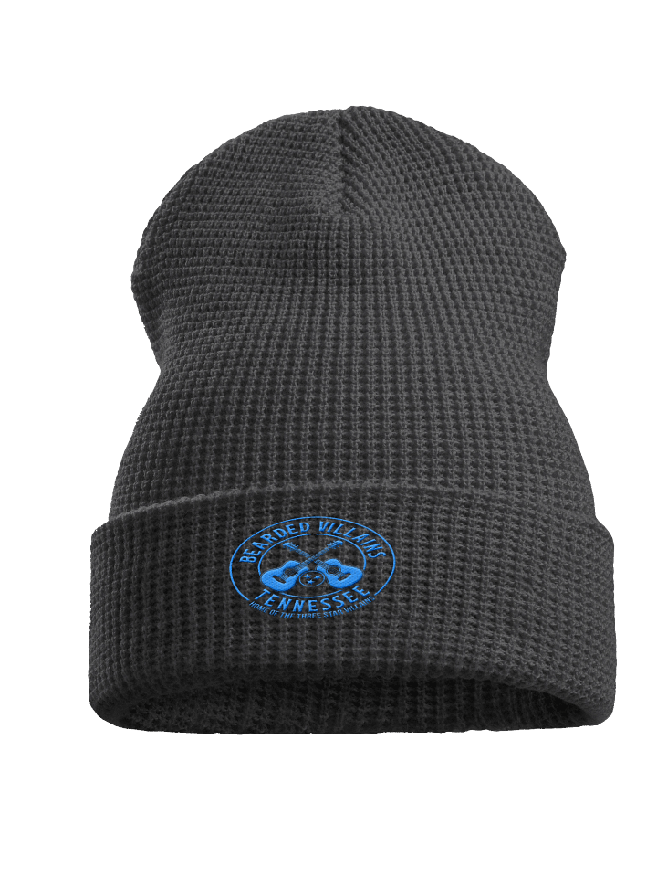 TSV Bearded Villains Tennessee Waffle Knit Beanie | Titans Blue Logo | Bold Brotherhood Style & Game-Day Comfort product image (2)