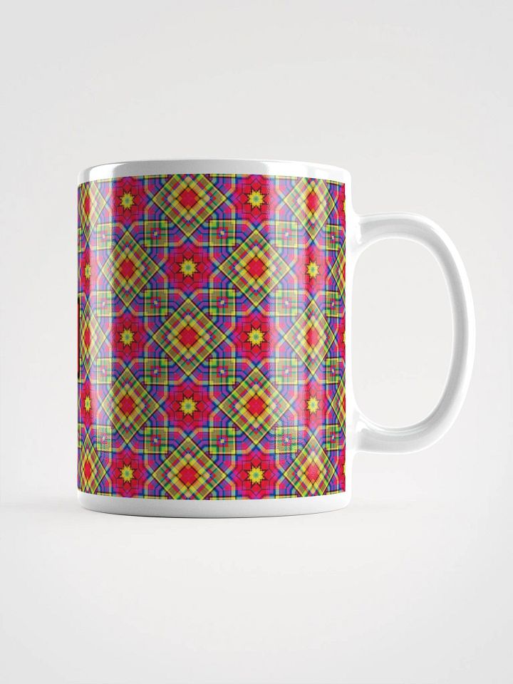 8T Sips Mosaic White Glossy Mug product image (1)