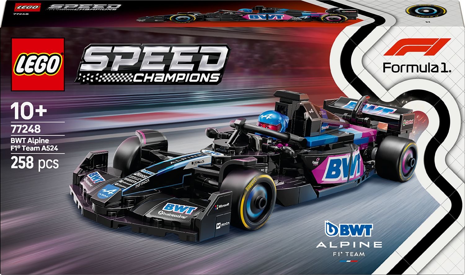 LEGO Speed Champions Formula 1 - Car BWT Alpine F1 Team A524 (77248) product image (1)