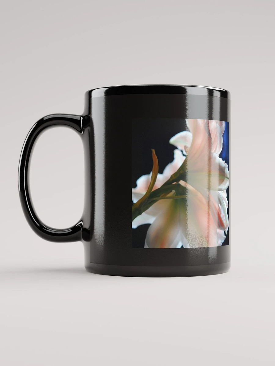 Amaryllis In The Light Black Coffee Mug product image (12)