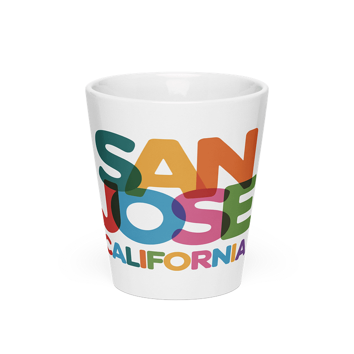 Vibrant San Jose California Latte Mug product image (1)