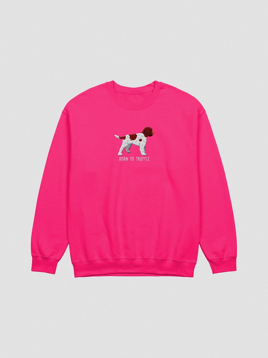 Born to Truffle Sweatshirt (Embroidered) of a Lagotto Romagnolo(Liver & White) product image (13)