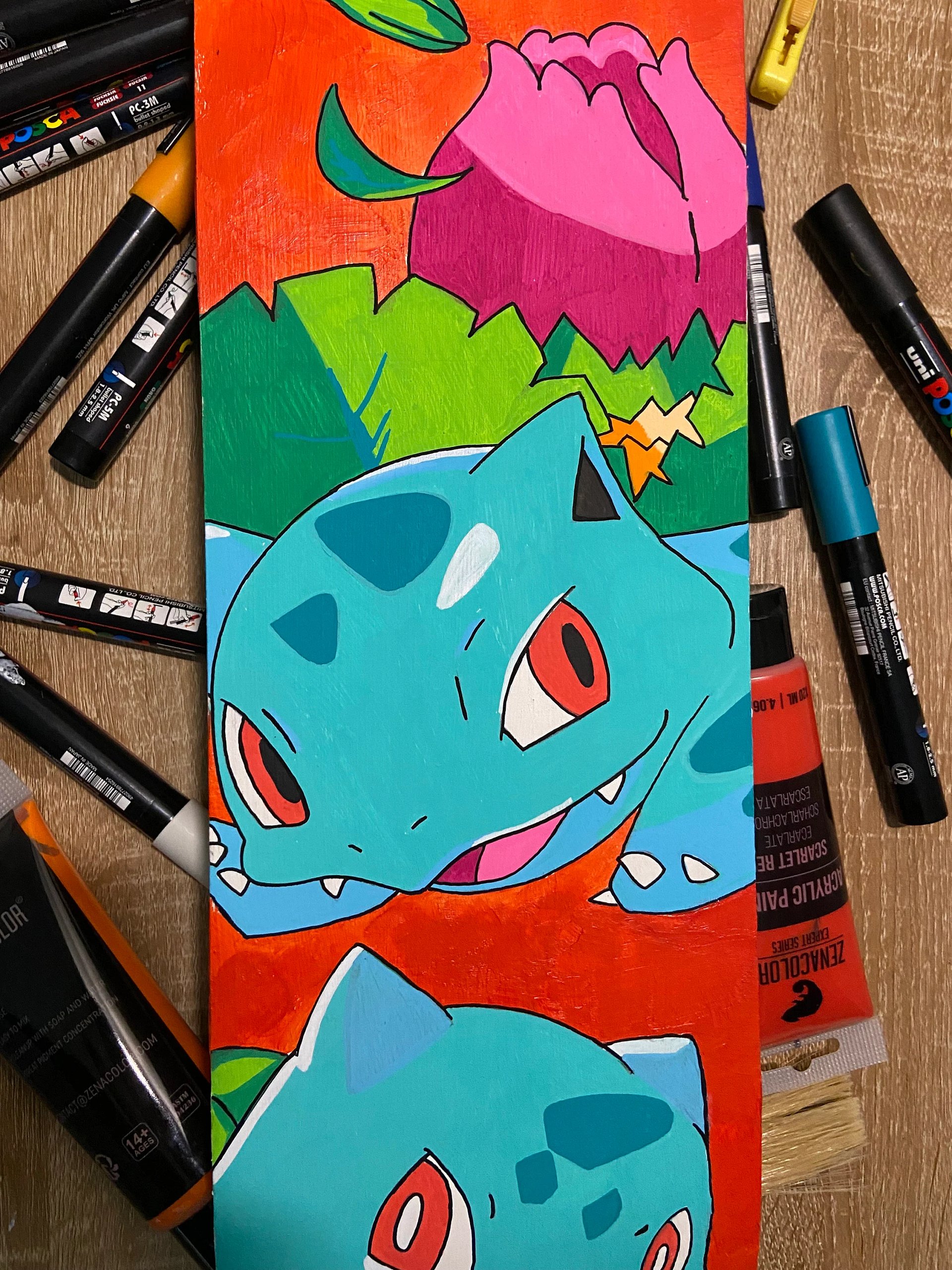 Planche skateboard décorative || Bulbizarre évolutions product image (3)