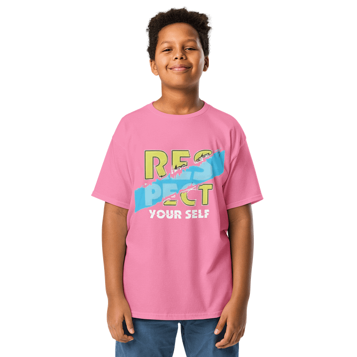 Kids T-Shirt Respect Slogan product image (1)