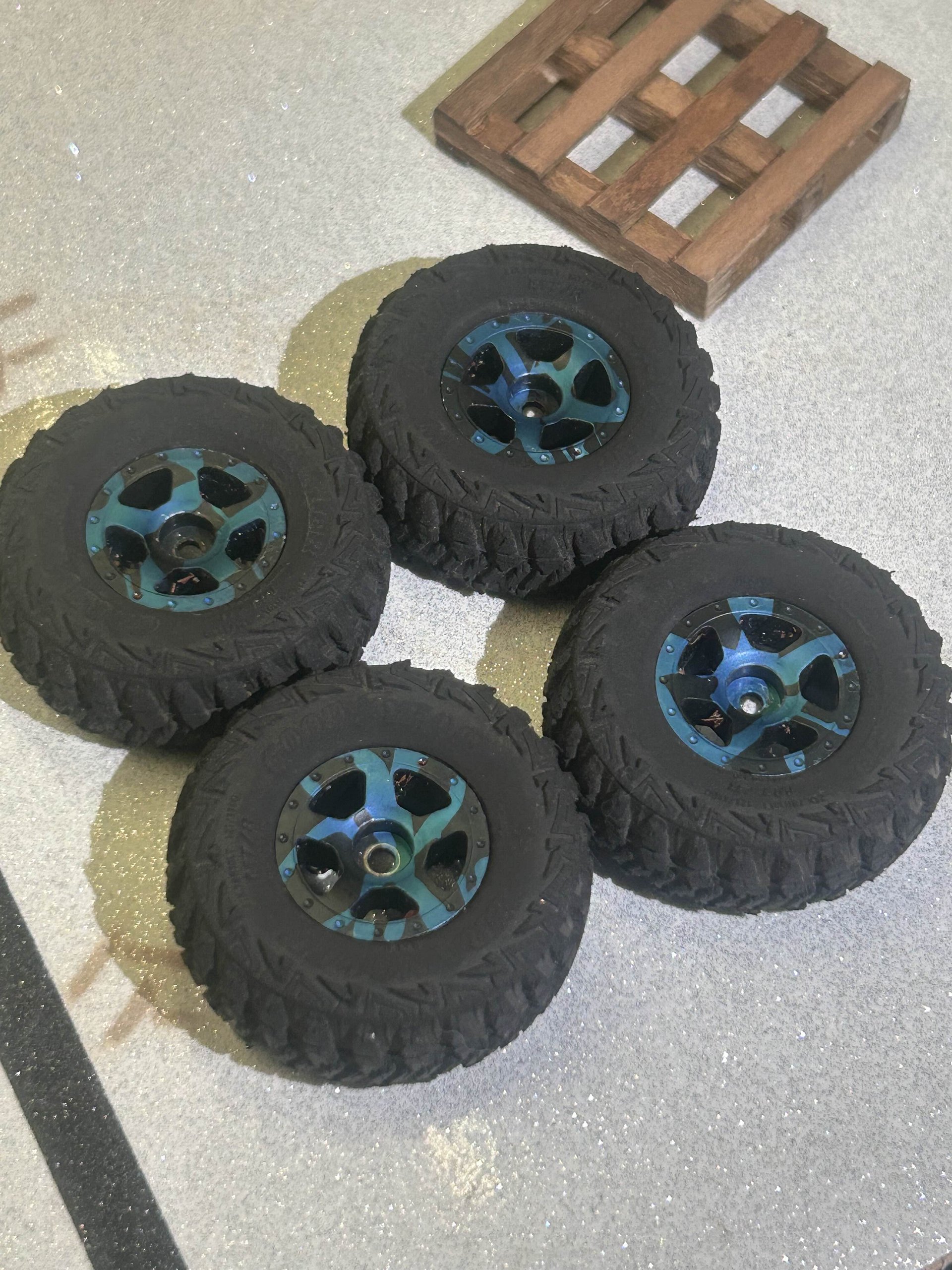 KTech splatter wheels / goodyear tires product image (2)