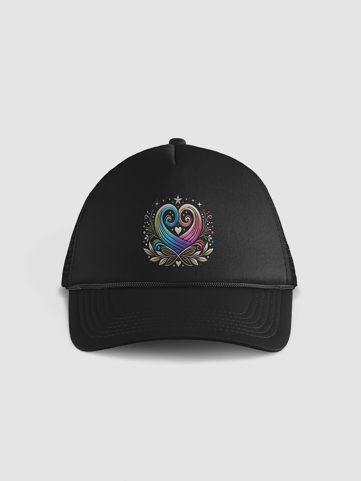 Swirling Heart Foam Trucker Hat product image (1)