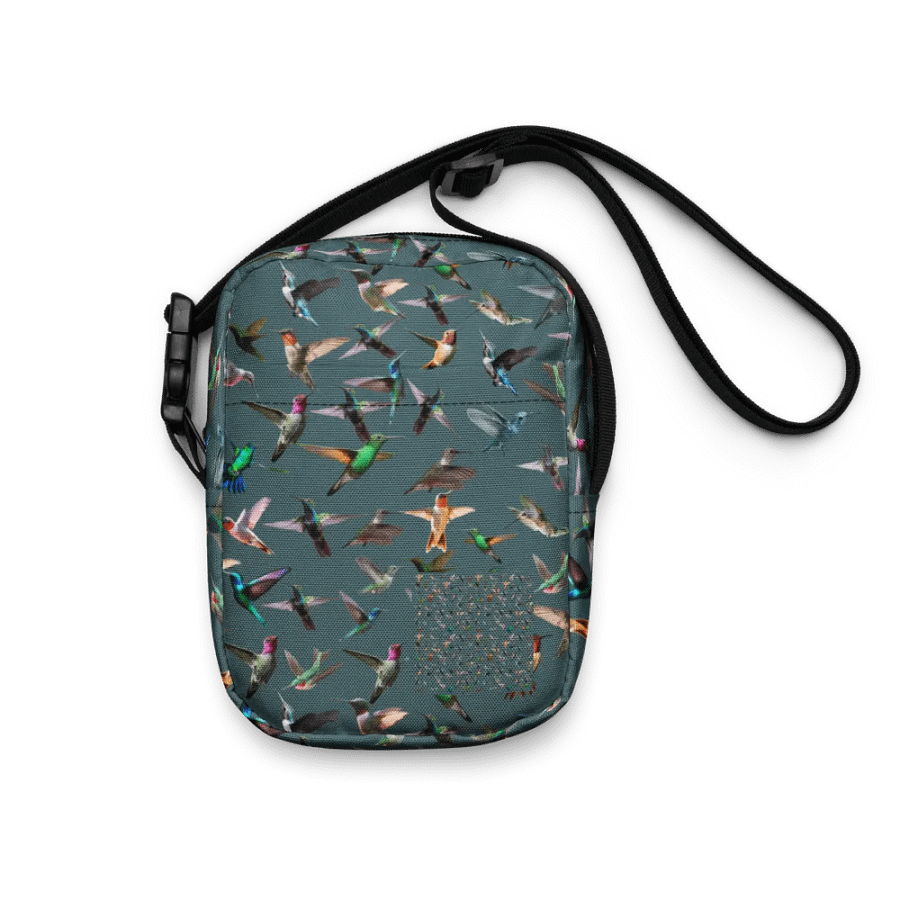 Vibrant Hummingbird Haven Crossbody Bag product image (8)
