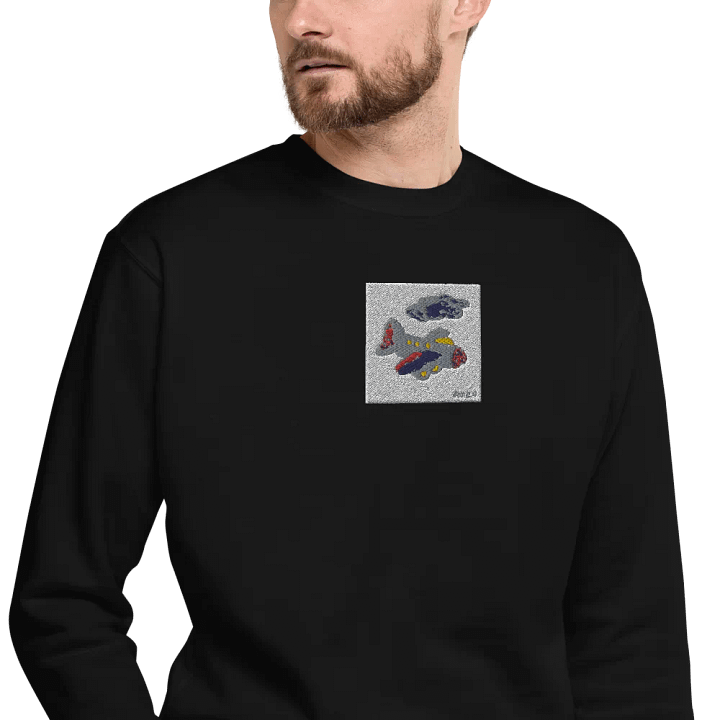 Kid Airplane (Cotton Heritage Premium Sweatshirt) product image (1)
