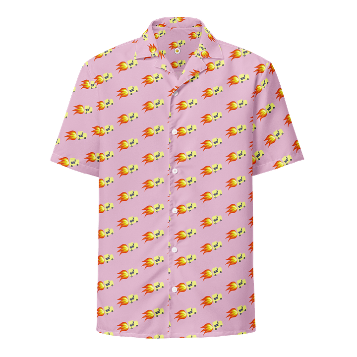 Pink Rocket Powered Hawaiian Shirt product image (1)