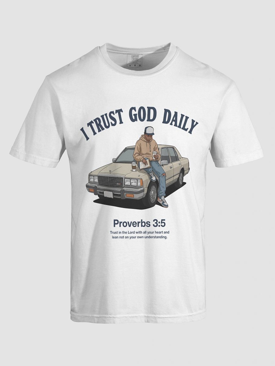 I Trust God Daily Garment-Dyed Heavyweight T-Shirt product image (6)
