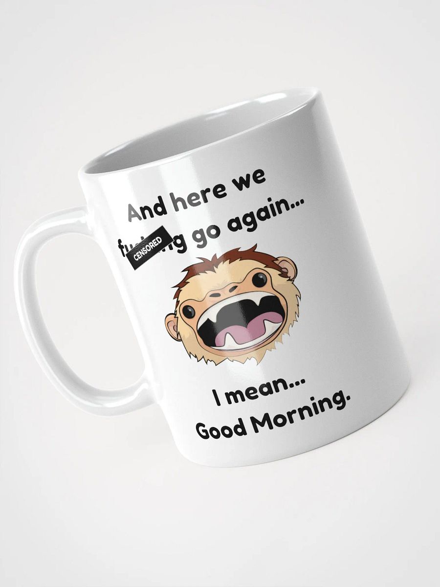 CENSORED (Black Bar) Here we f-king go again... White Mug product image (3)
