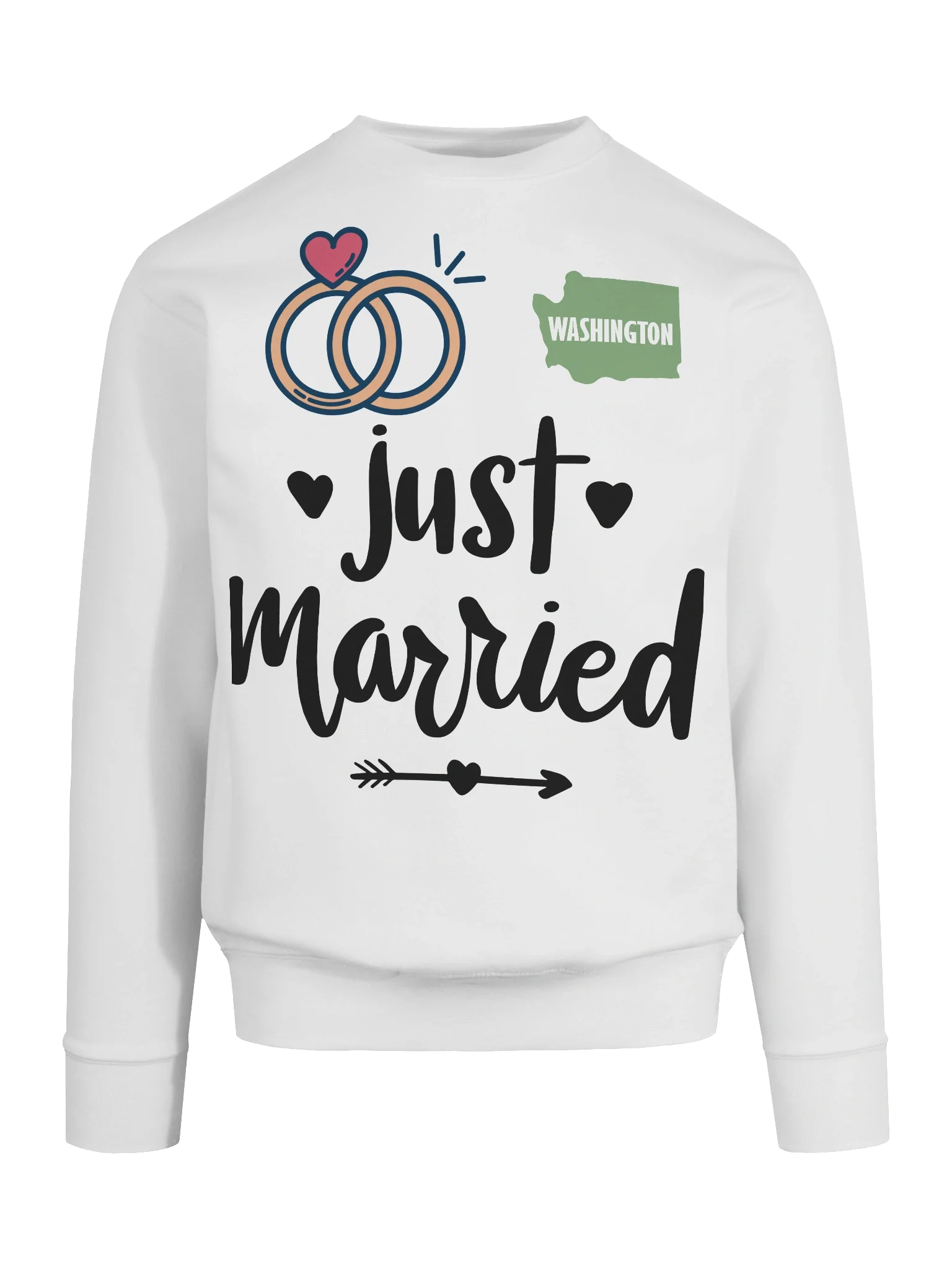 Washington *Just Marriedl* Premium Americana Crew product image (9)