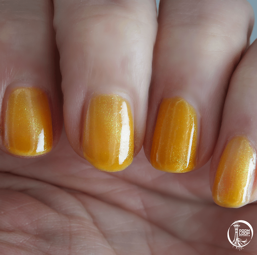 HIT THE STREETS - Neon Orange Jelly Magnetic Sparkle Polish product image (4)