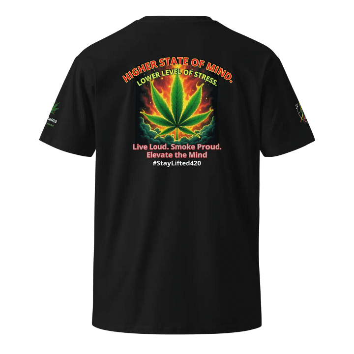 🎧 420💨 Higher State 420 Tee – Elevate Your Vibes 🎧🔥 product image (1)