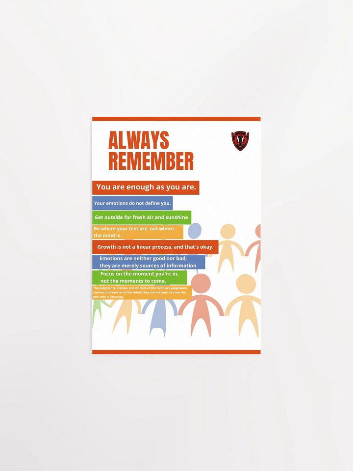 Mental Health Reminder Poster product image (1)