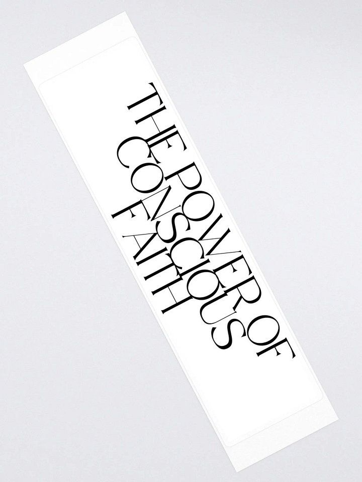 The Conscious Faith Affirmation Sticker product image (2)