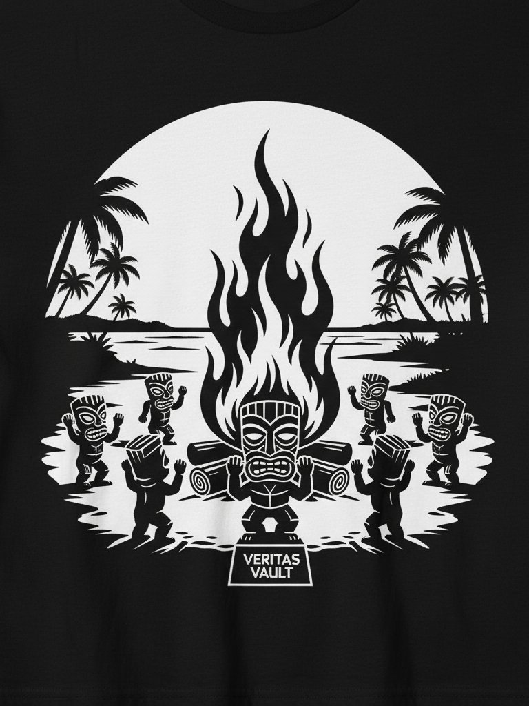 Glitch Tee - Tiki Beach Celebration product image (1)