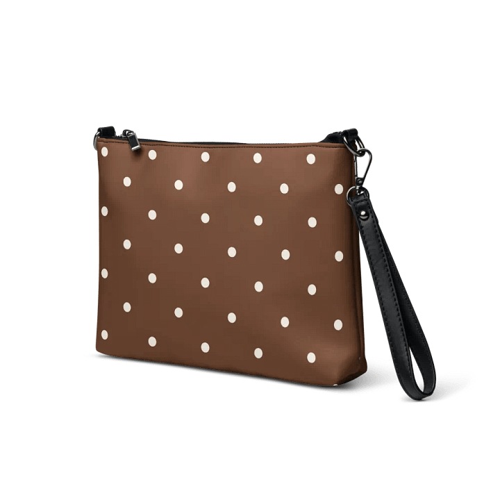 Brown with Cream Dots Crossbody Bag product image (2)