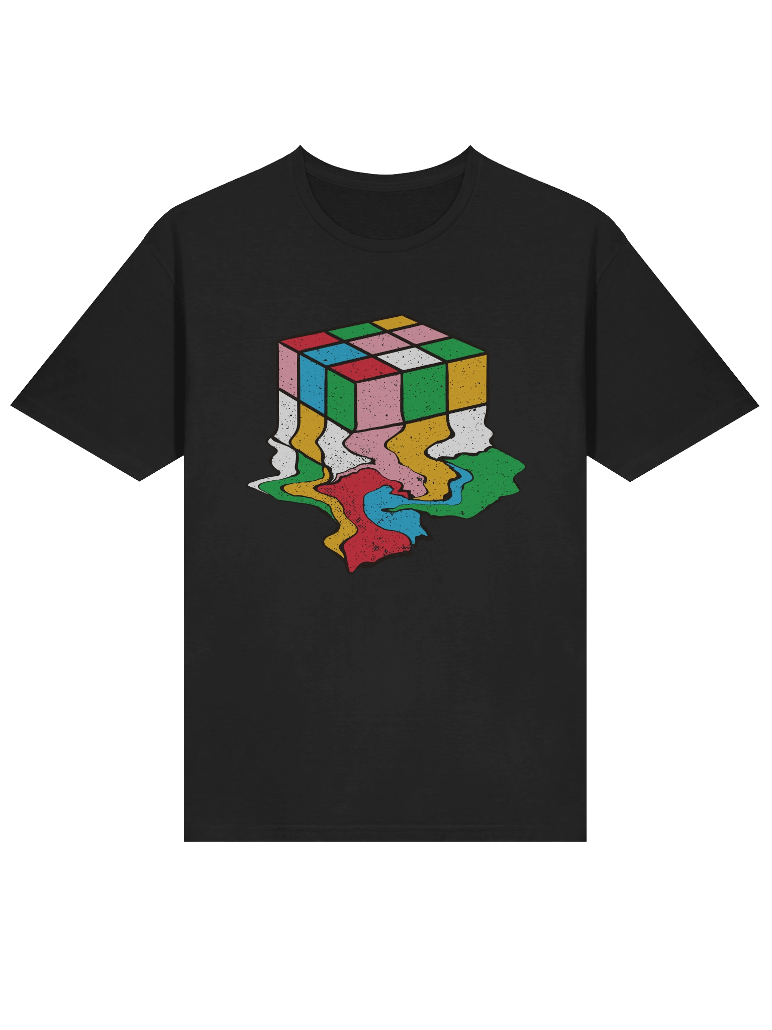 Melting Cube Drip T-Shirt product image (32)