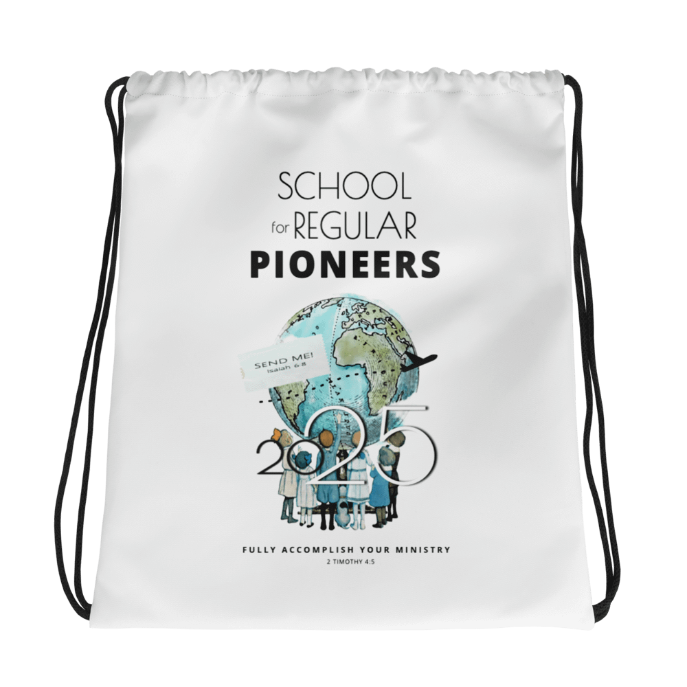 2025 School for Regular Pioneers Drawstring Bag | Jehovah’s Witnesses Keepsake Collection product image (1)