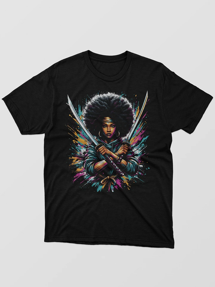 Afro Samurai Warrior Girl T-Shirt product image (1)