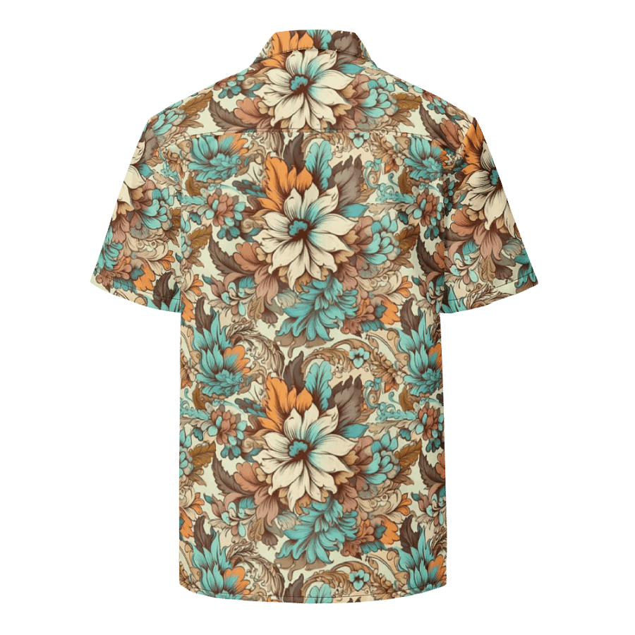 Art Nouveau Floral Pattern-Seamless Vintage Design Hawaiian Shirt product image (2)