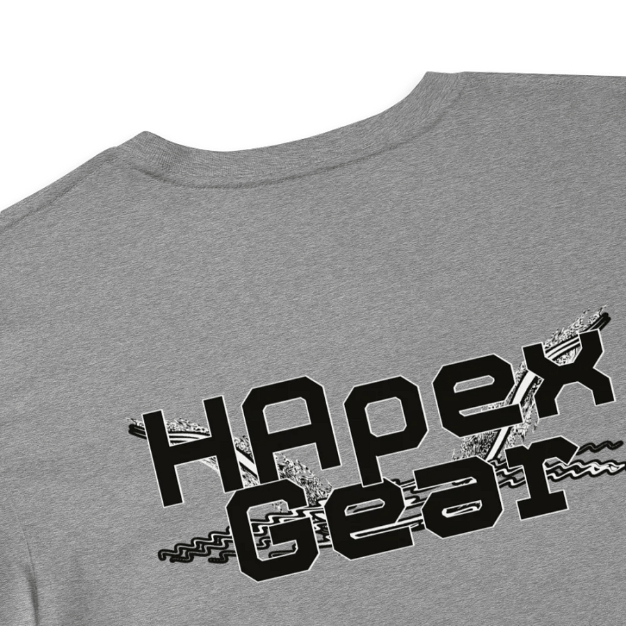 Women's Premium Crop Top - Embroidered - Black HApex Gear White Logo product image (6)