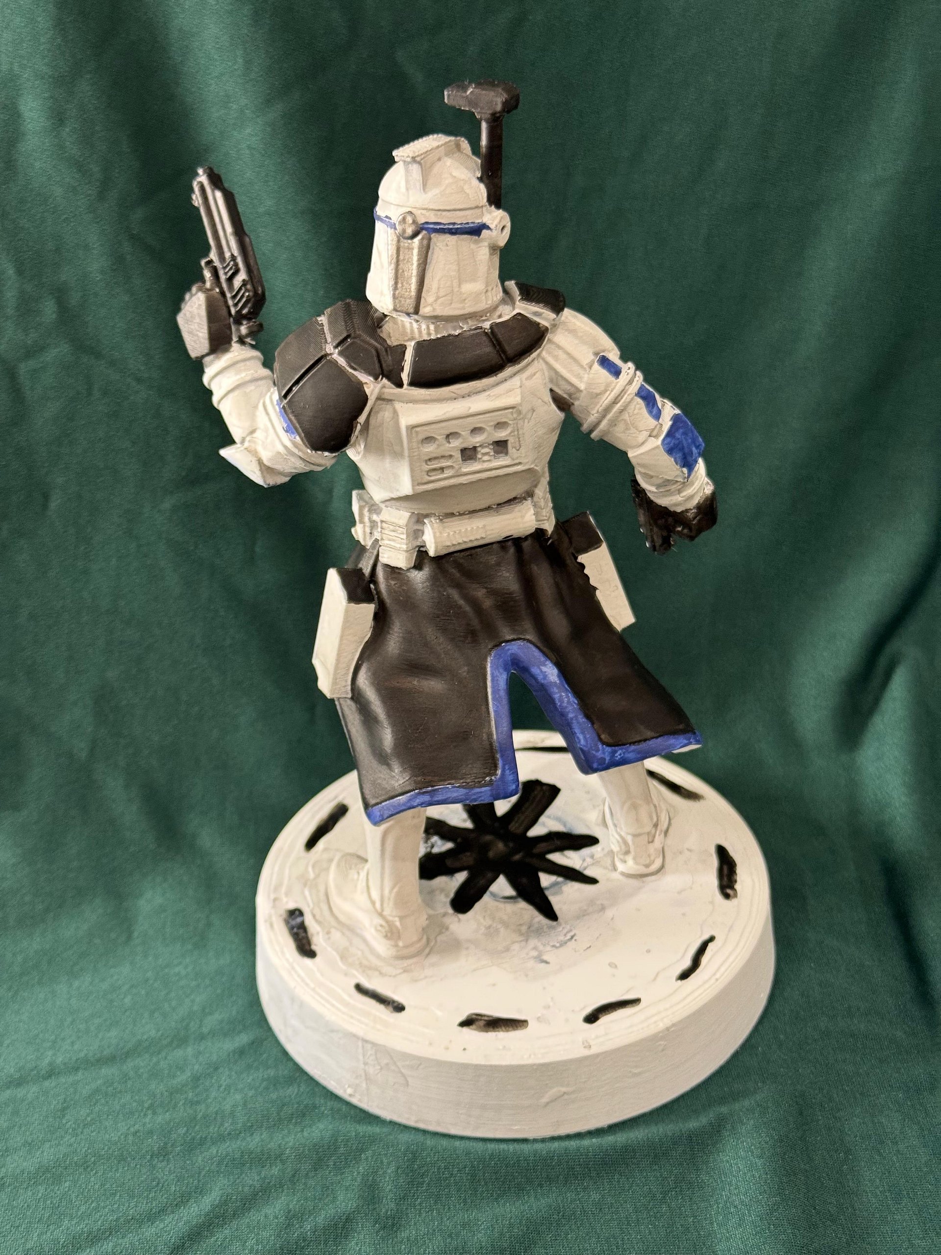 Battle-Worn Clone Trooper Hand-Painted 3D Printed Collectible product image (3)