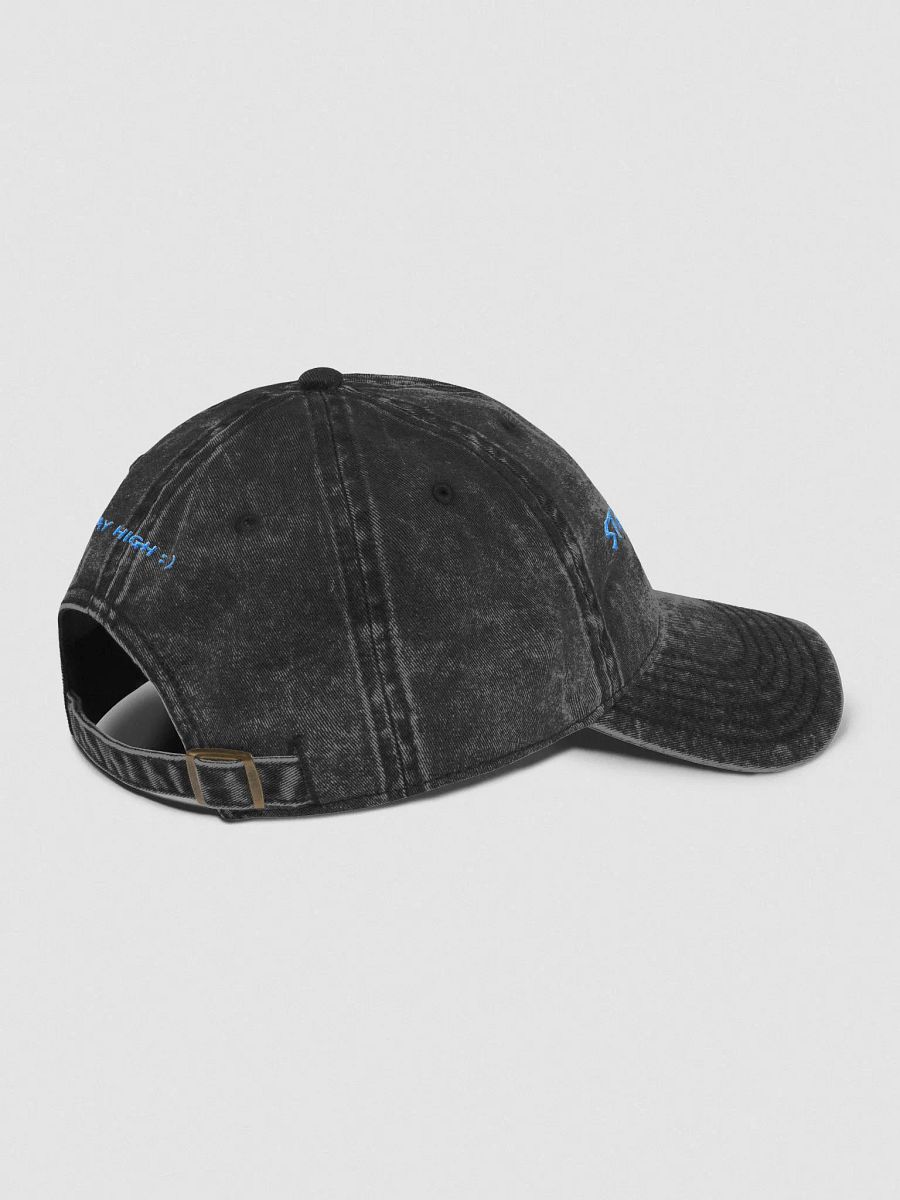 Otto Vintage Wash Stay High Dad Hat (Blue Text) product image (10)