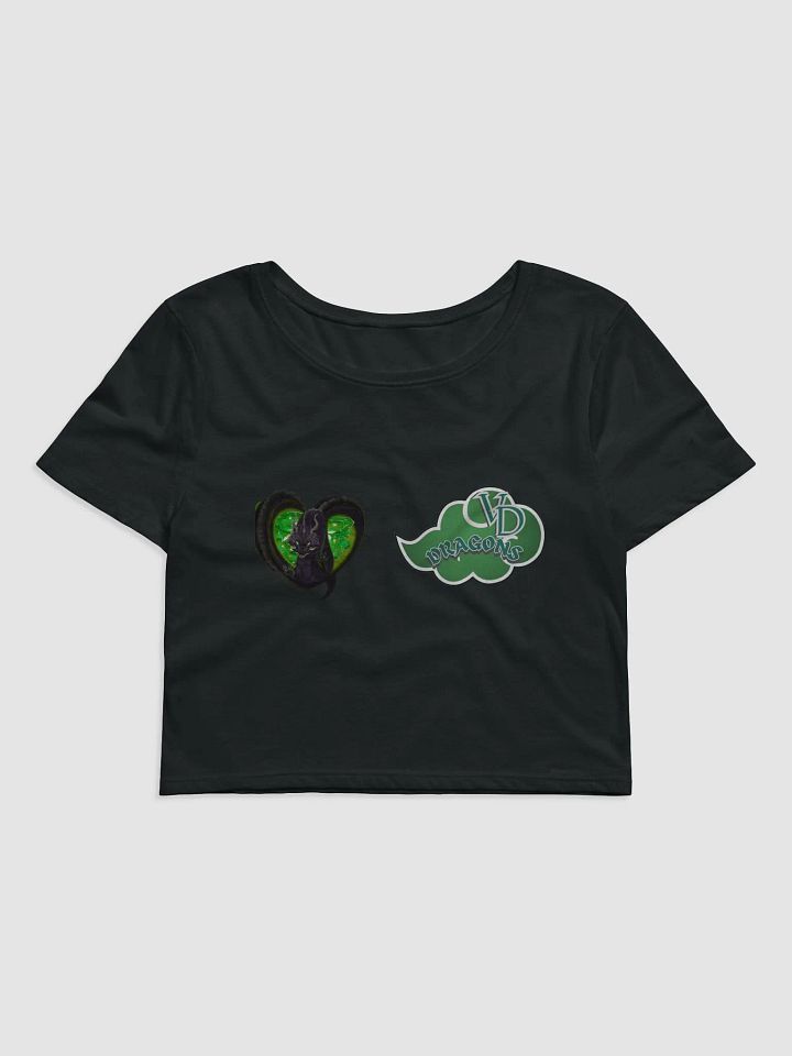 THE GREEN RAIN CLOUD HEARTED crop top product image (3)