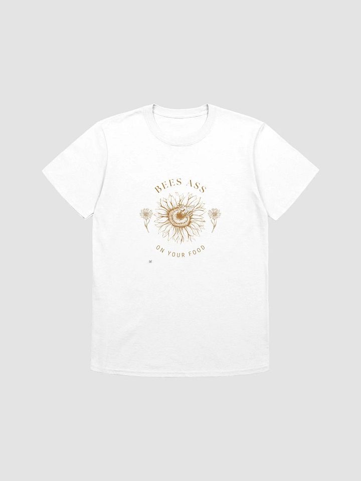Bees Ass on Your Food Graphic Tee – Playful Vintage Botanical Statement Shirt product image (1)