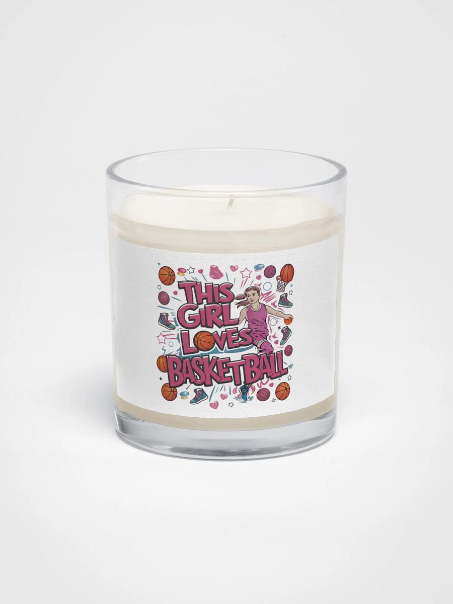 This Girl Loves Basketball Candle. product image (1)