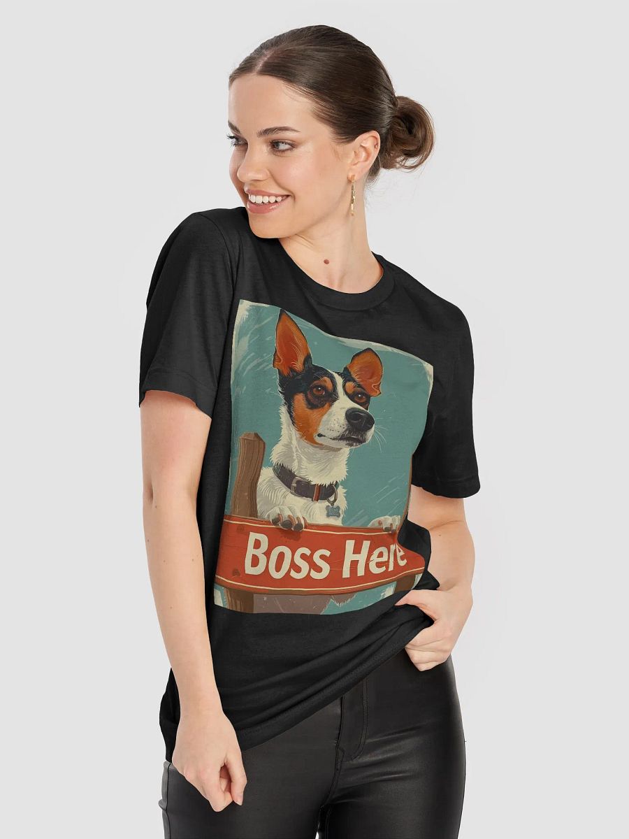 Boss Here Dog T-Shirt | Funny Pet Lover Tee | Perfect Gift for Dog Owners product image (8)