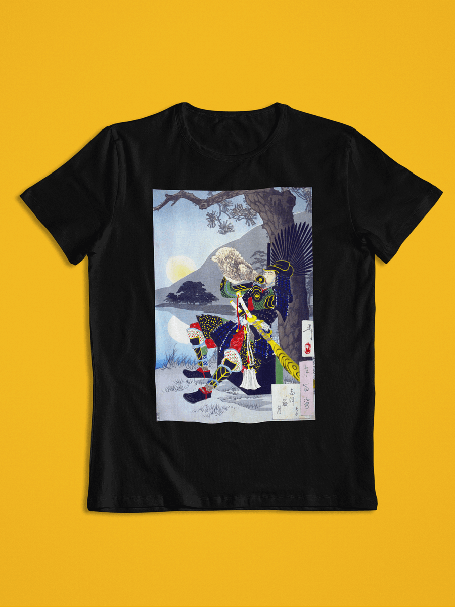 Shizu Peak Moon Hideyoshi Yoshitoshi Japanese Ukiyo-e Unisex T-Shirt product image (1)
