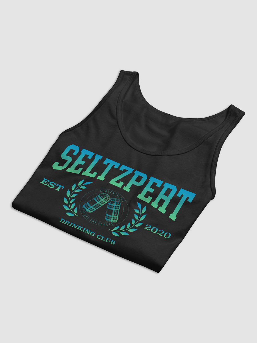 Seltzpert Drinking Club Tank Top Blue Lagoon product image (3)